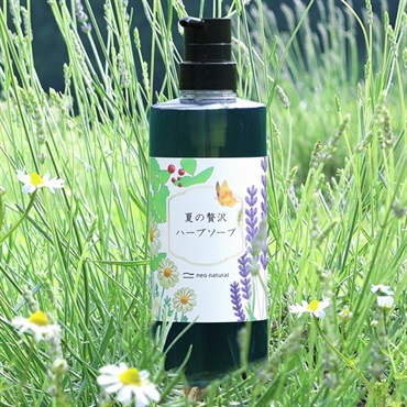 【ウェブ限定】池田さんの石けん 夏の贅沢ハーブソープ 610mL（ポンプタイプ）※お一人様3本まで