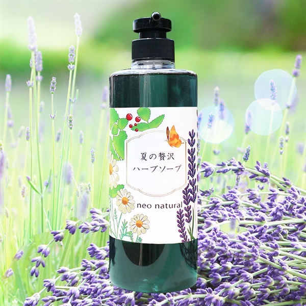 ※現在販売していません※【ウェブ限定】池田さんの石けん 夏の贅沢ハーブソープ 610mL（ポンプタイプ）※お一人様3本まで