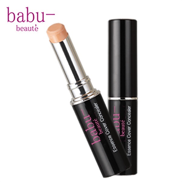 	 【販売終了いたしました】babu-beaute エッセンスカバーコンシーラー （アプリコットベージュ） 4g