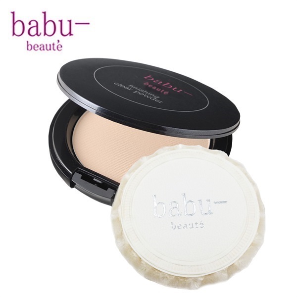 babu-beaute　フィニッシングクリアーパウダー14g(コンパクト（パフ付き）)