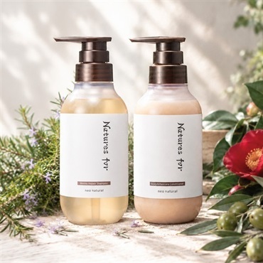 Natures for アミノリペアシャンプー／コンディショナーセット（アミノリペアシャンプー300ｍL 1本、スカルプ＆ヘアケアコンディショナー300ｍL 1本）