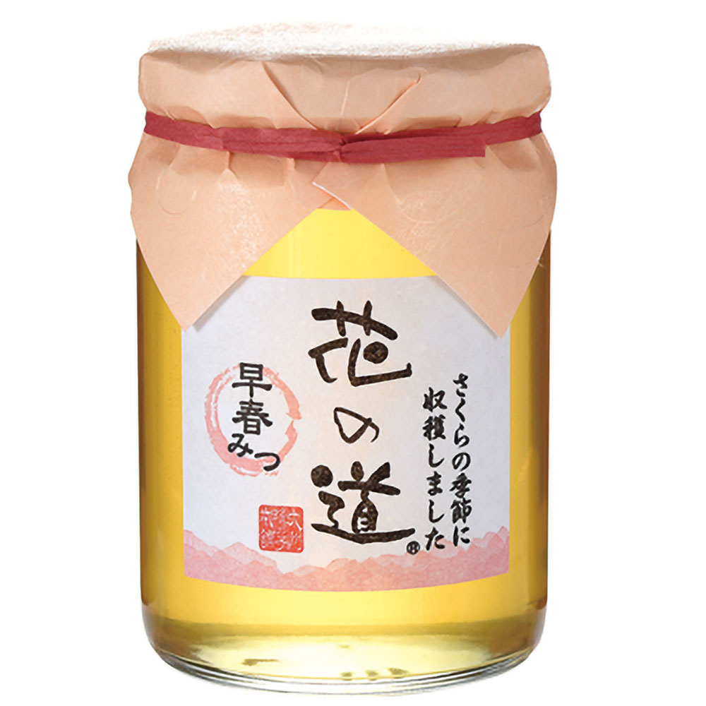 青木養蜂場産　国産純粋はちみつ「花の道・早春みつ」