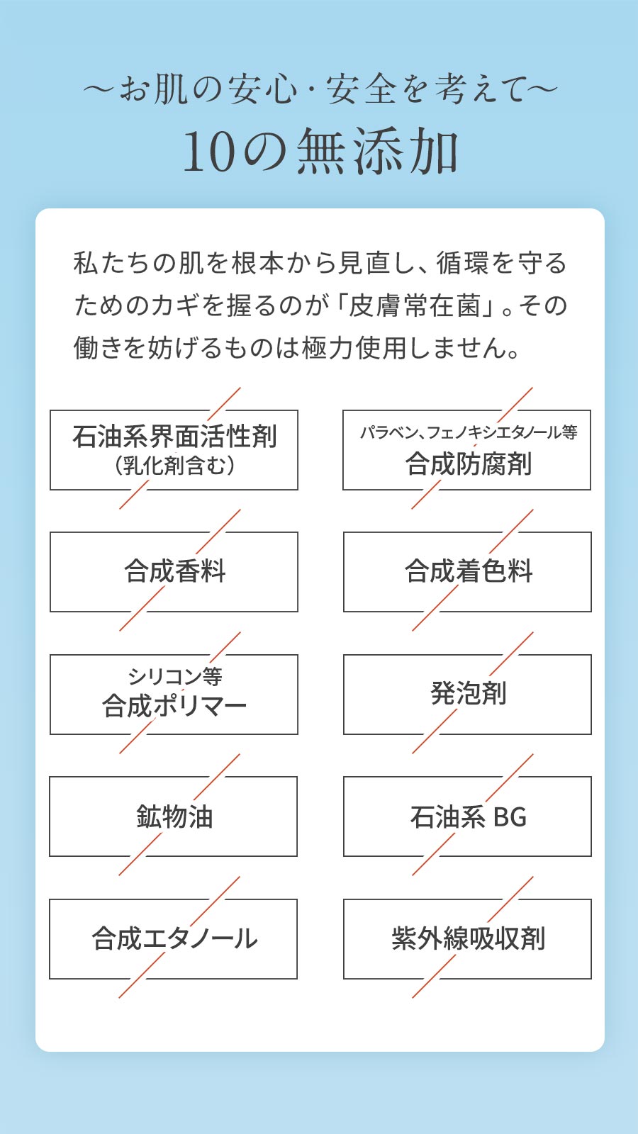 フローラジェリーソープは石油系界面活性剤・合成防腐剤不使用