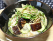 夏野菜ともずくの冷汁%