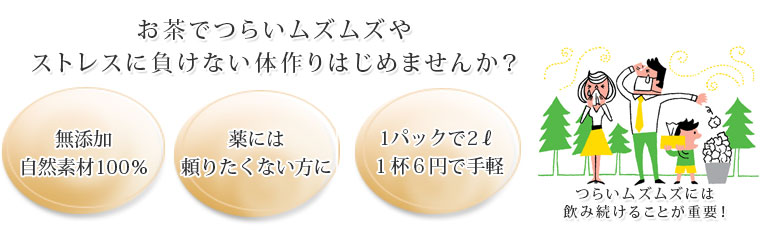 ムズムズつらい春が来る前にお茶で対策しませんか？