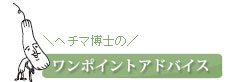 ワンポイントアドバイス