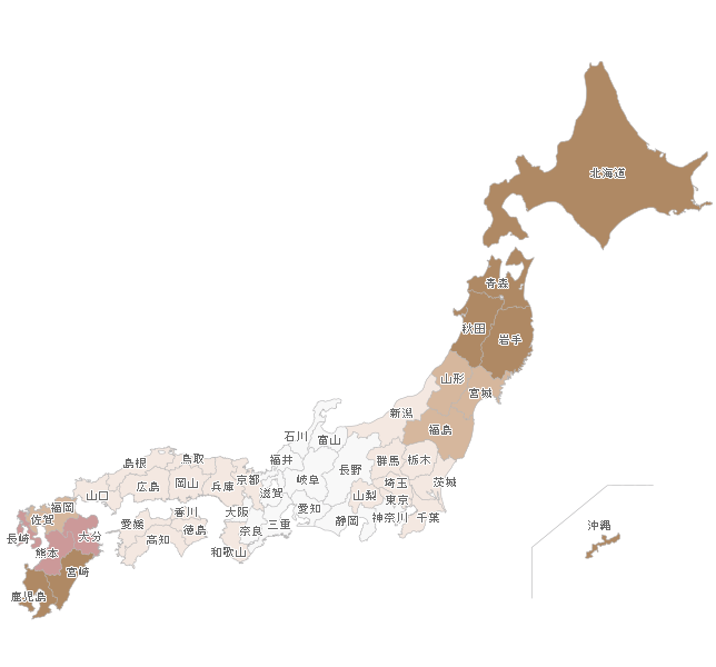 日本地図