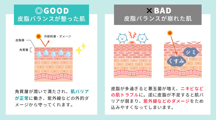 皮脂バランス